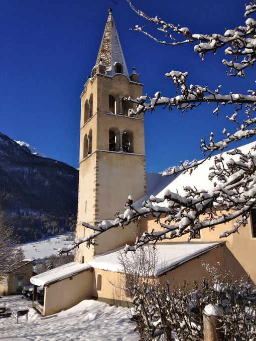 View on church of Le Freyssinet