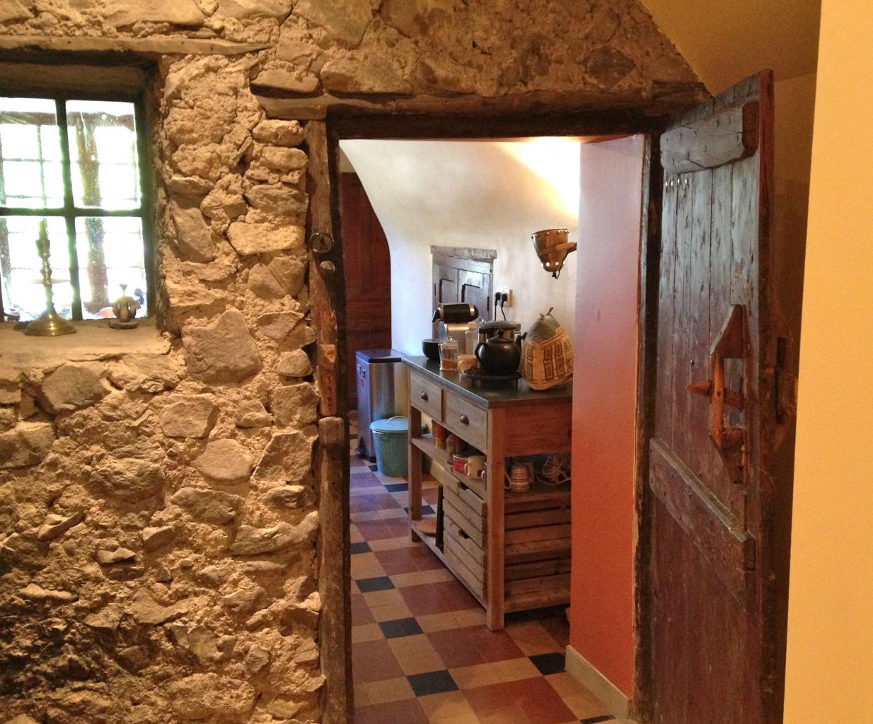 Utility room behind kitchen