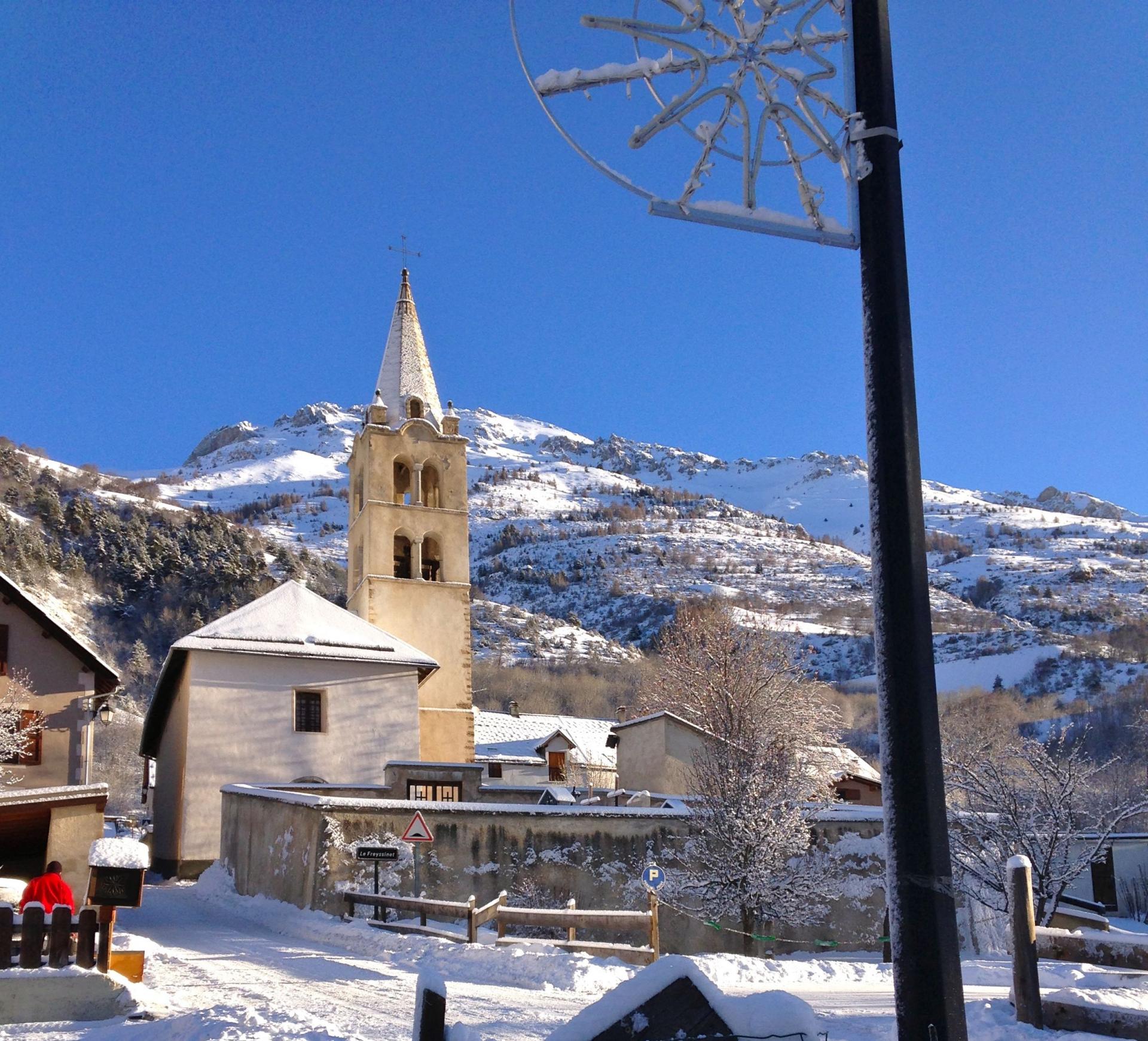 Le village en hiver